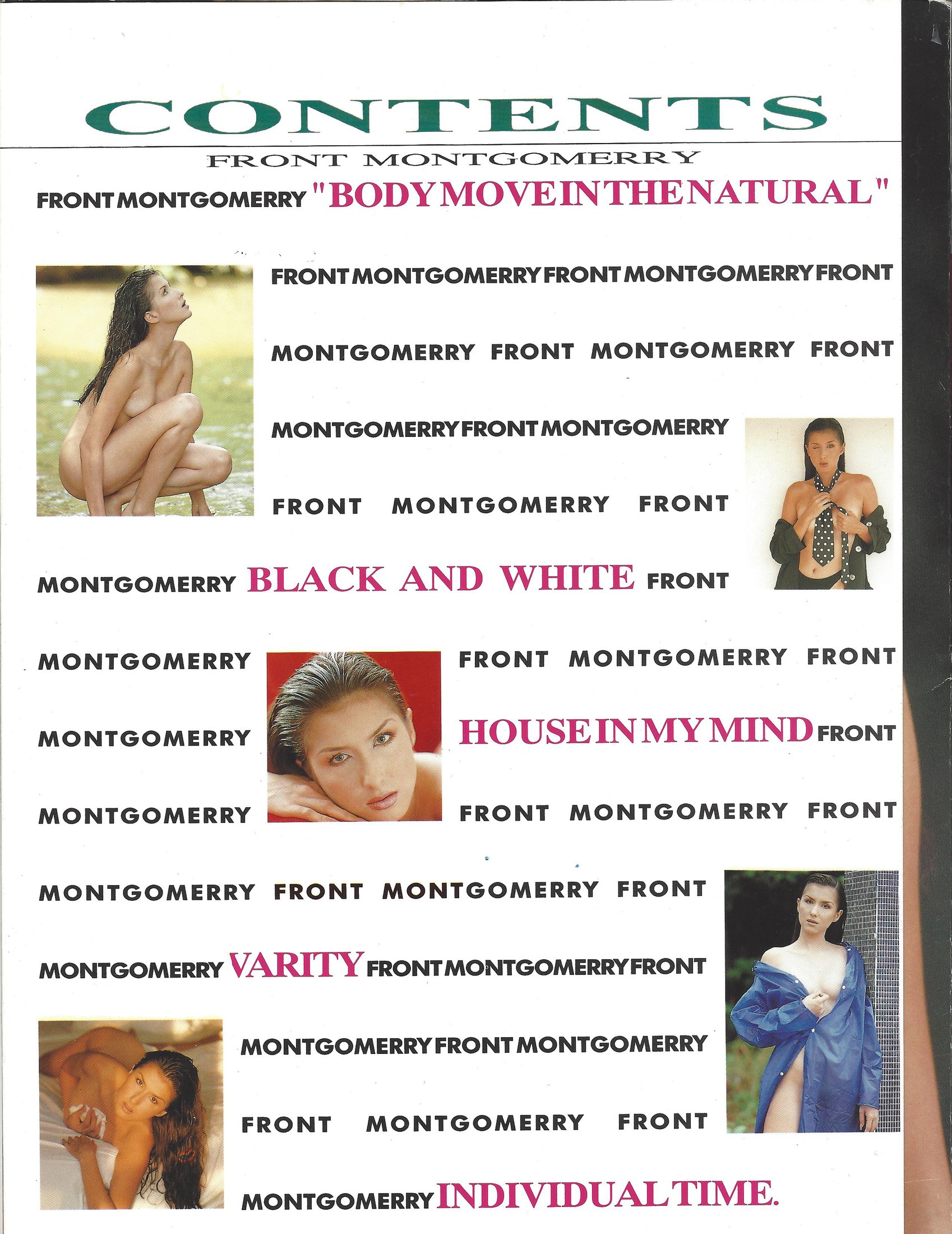 Front Montgomery in MAX edition one, archive entry 2